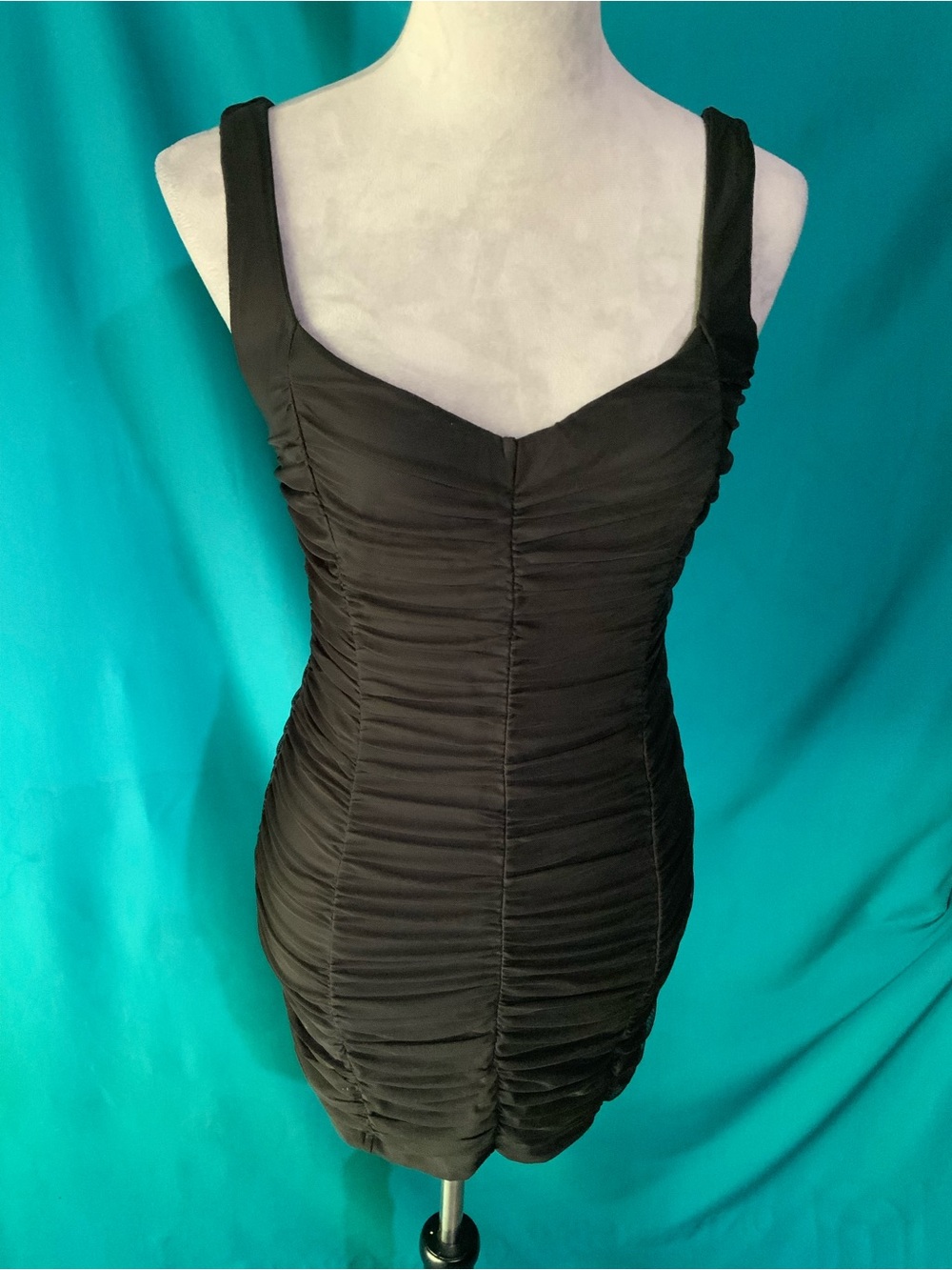 PRINCESS POLLY, RACHELLE MINI BLACK DRESS, LOWER IMPACT COLLECTION, NWT, SIZE 6